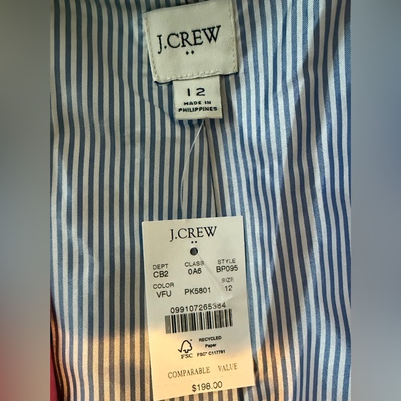 J. Crew Factory Cotton Blend Two-button Blazer - Picture 15 of 15